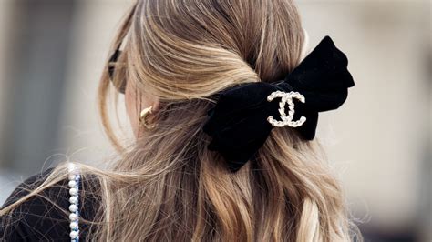 chanel hair clip dupe|chanel bows for hair.